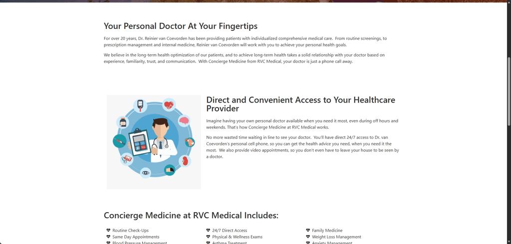 RVC Medical website